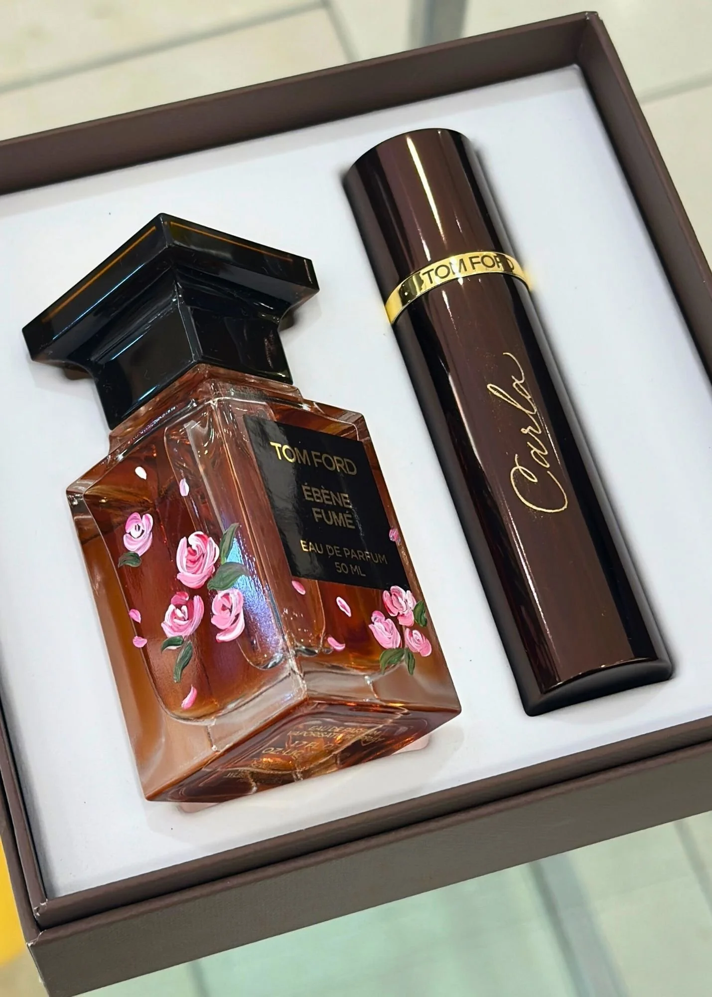 Orange County engraver and calligrapher bottle personalization