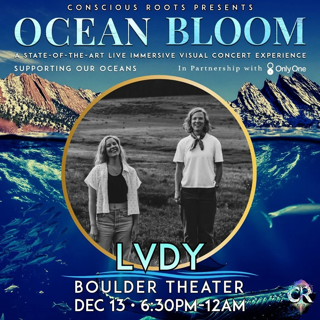 We&rsquo;re officially less than a month away from the Ocean Bloom show at @bouldertheater and we can&rsquo;t wait. 🌊✨

An incredible group of artists will be joining the night with live music, poetry, and offerings from the heart.

It&rsquo;s going