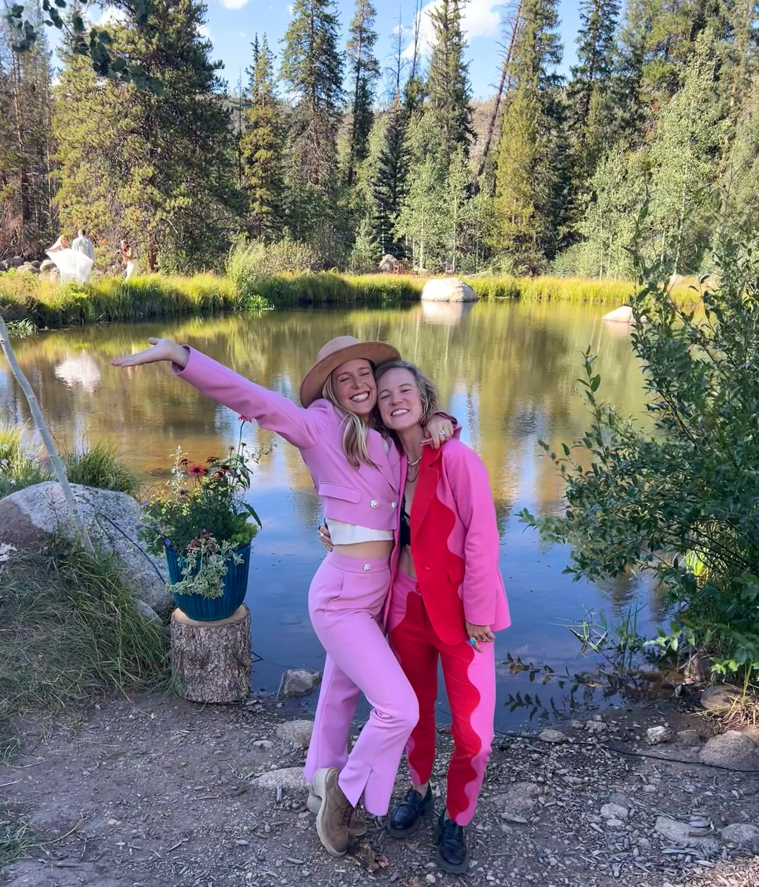 Two of the most genuine, open-hearted, passionate, and gorgeous people on this planet got married this weekend! This love truly makes our world a better place. And wow did community show UP in COLOR and LOVE and PLAY💞 We are so honored to have been 