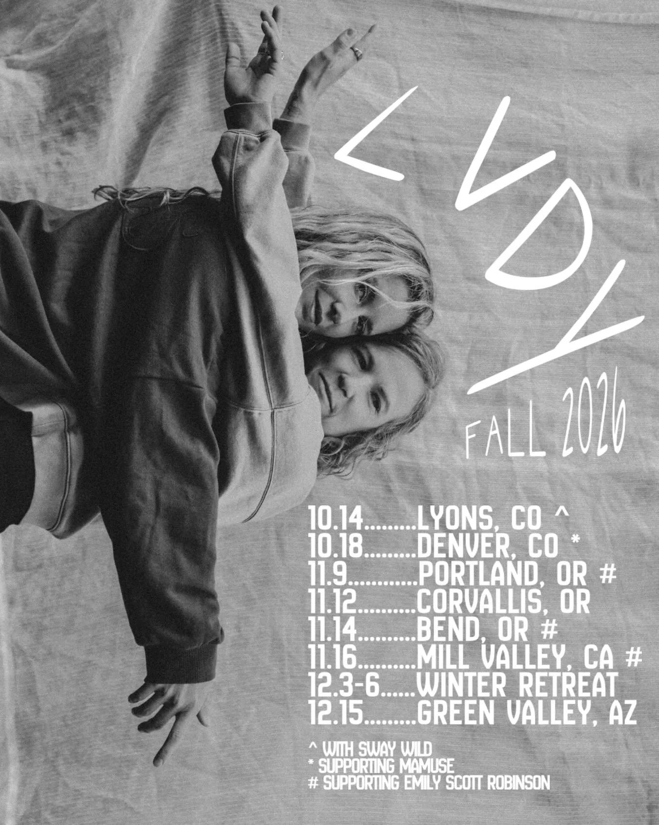 okaaaaaay how is it already mid October?! these shows are creeping up and we would love to see your face at one or two or three or all of them 🙃

10.14 - LYONS, CO - @planetbluegrass 🌸
10.18 - DENVER, CO - @swallowhillmusic ✨
11.9 - PORTLAND, OR - 