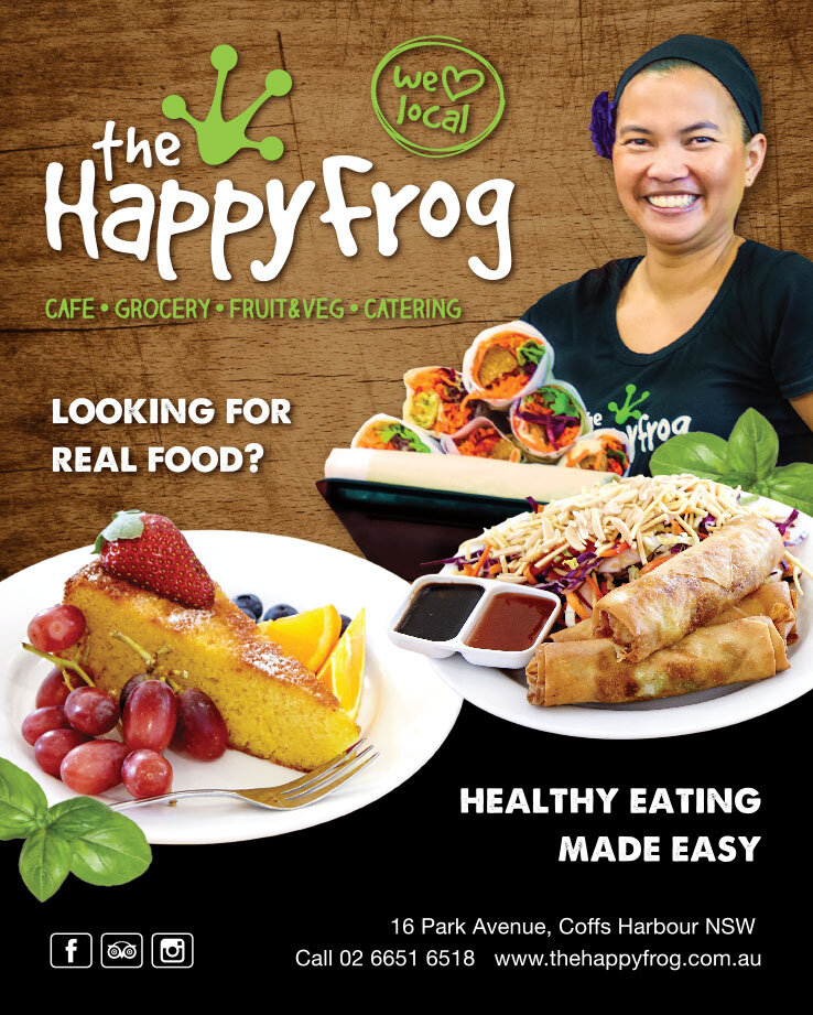  The fabulous Happy Frog in Coffs Harbour kindly provided sponsored catering for our first ever White Bluff project meet &amp; greet and information session in 2019. See them at thehappyfrog.com.au.  