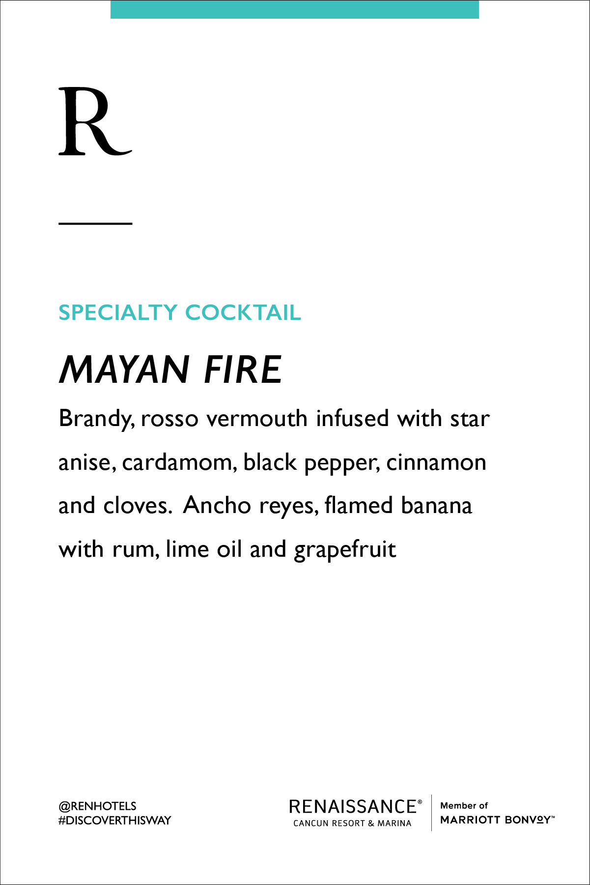 Drink Menu: Front