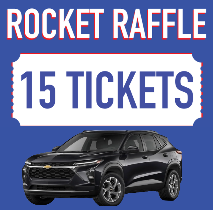 15 ROCKET RAFFLE TICKETS