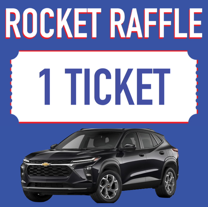 1 ROCKET RAFFLE TICKET
