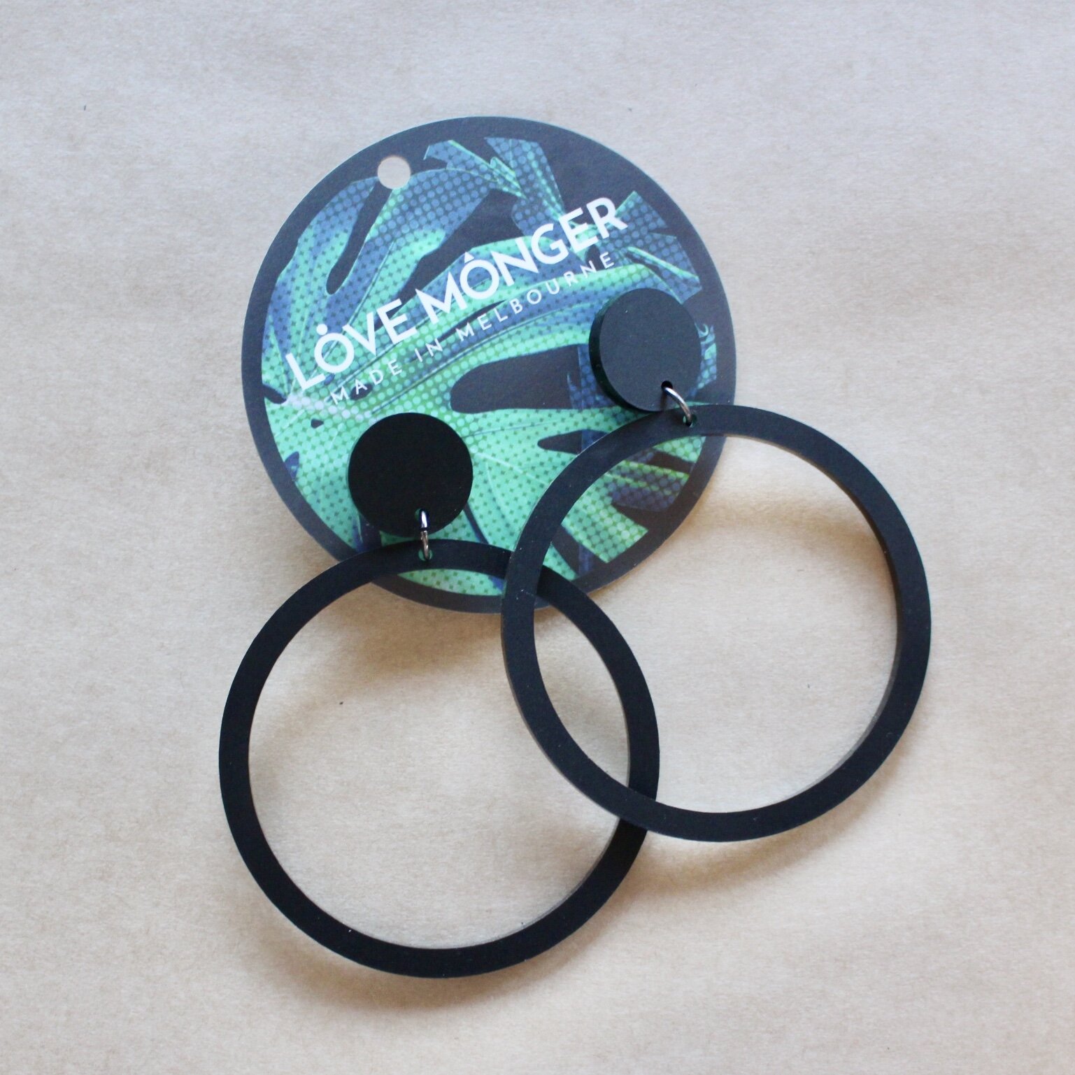 Love Monger Earrings - Black