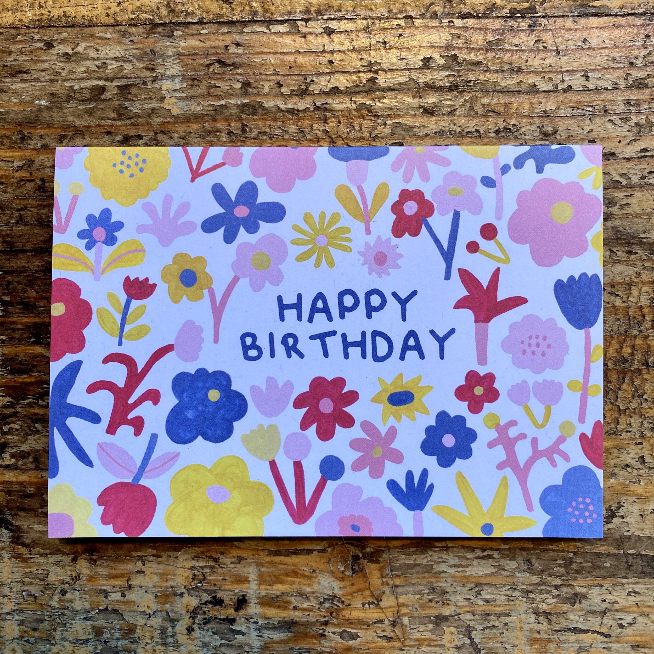 Floral Happy Birthday 