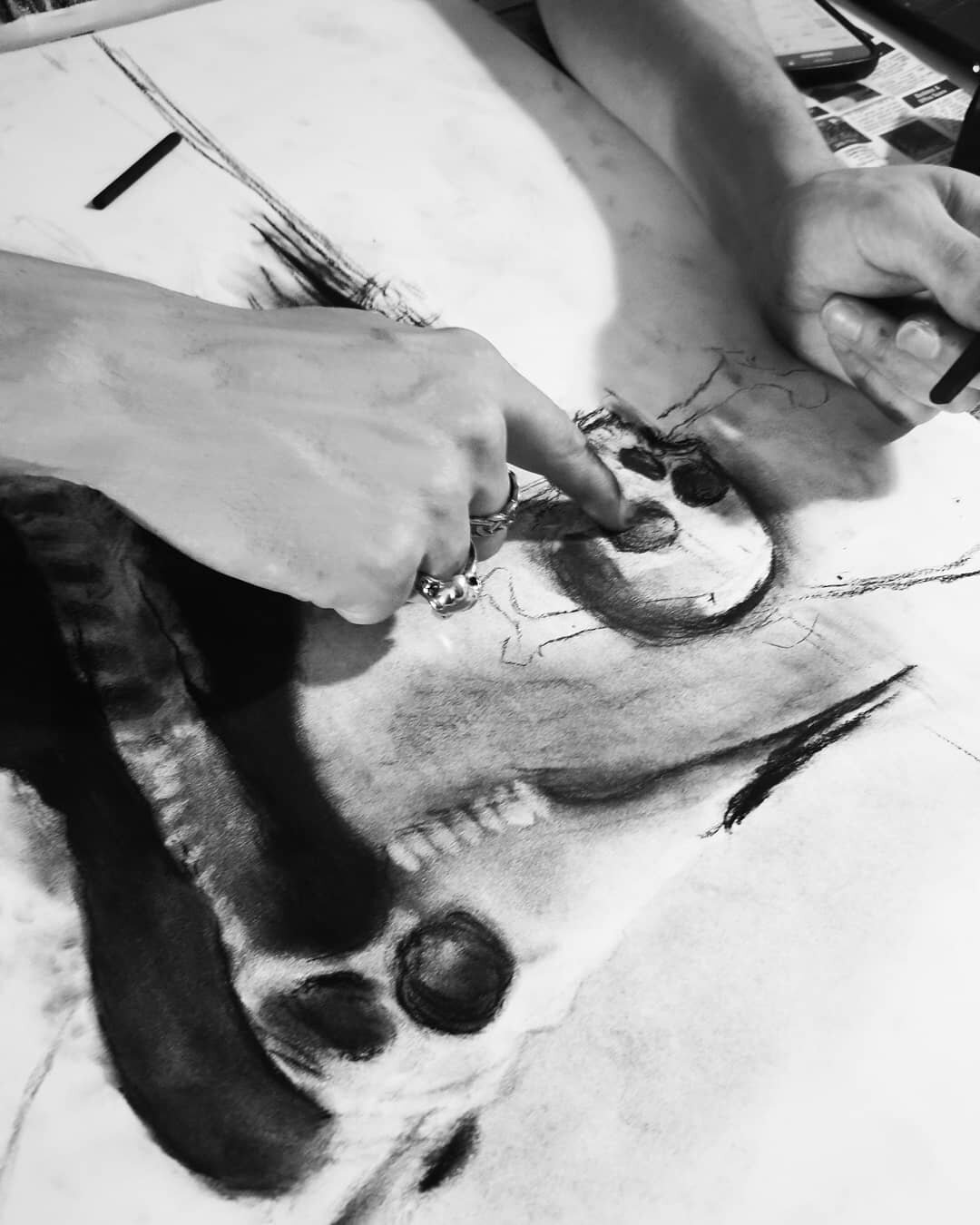 As I experiment with new methods, I believe it's important to reflect on past practices. Here is a throwback to an earlier charcoal piece.

There was a time when I loathed charcoal, and couldn't imagine actually using it of my own accord and not for 
