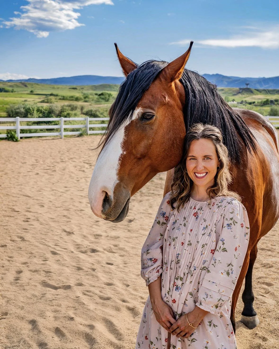 Kaleigh with her horse, Chrome