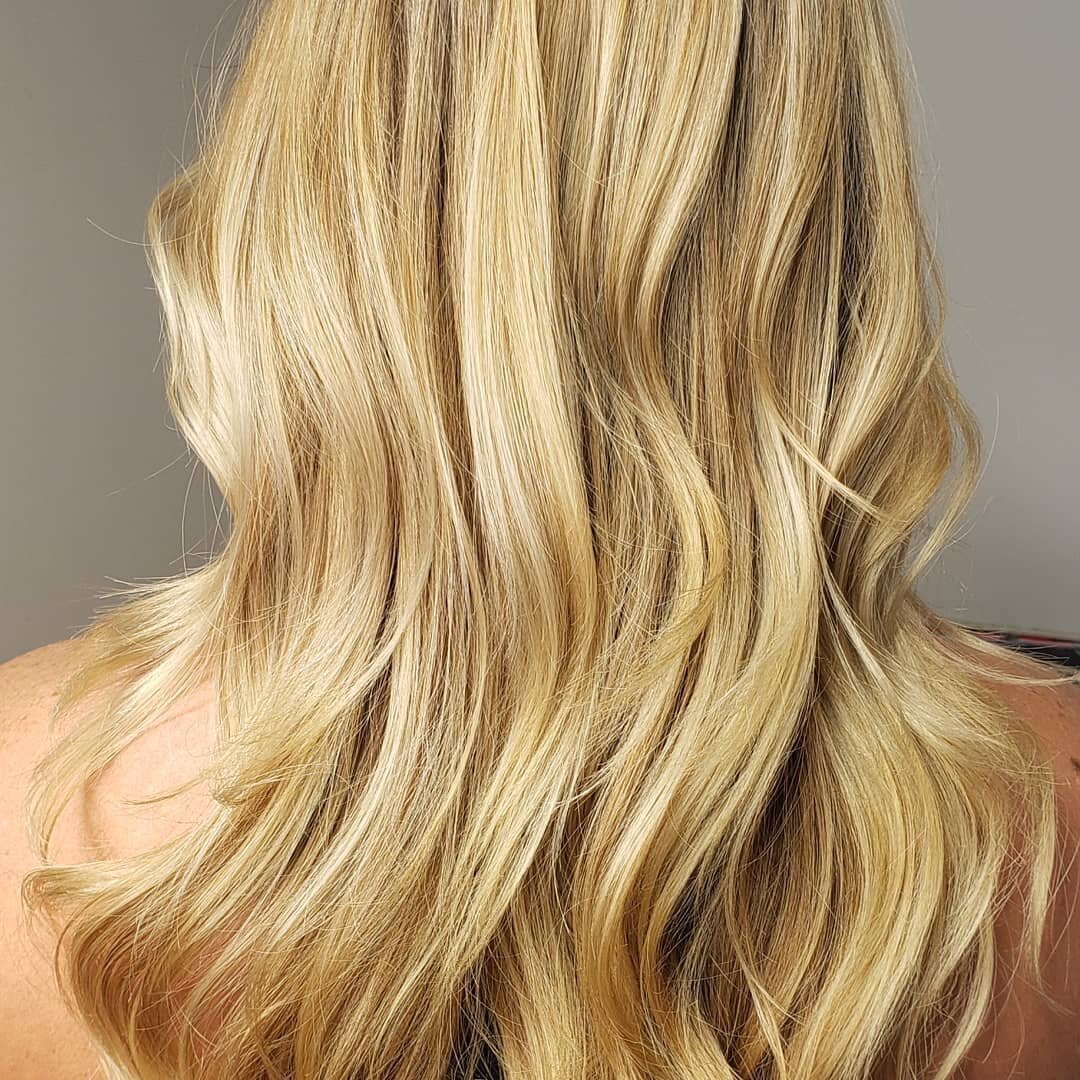 Amazing blonde balayage I did today at The Boulevard hair co!!