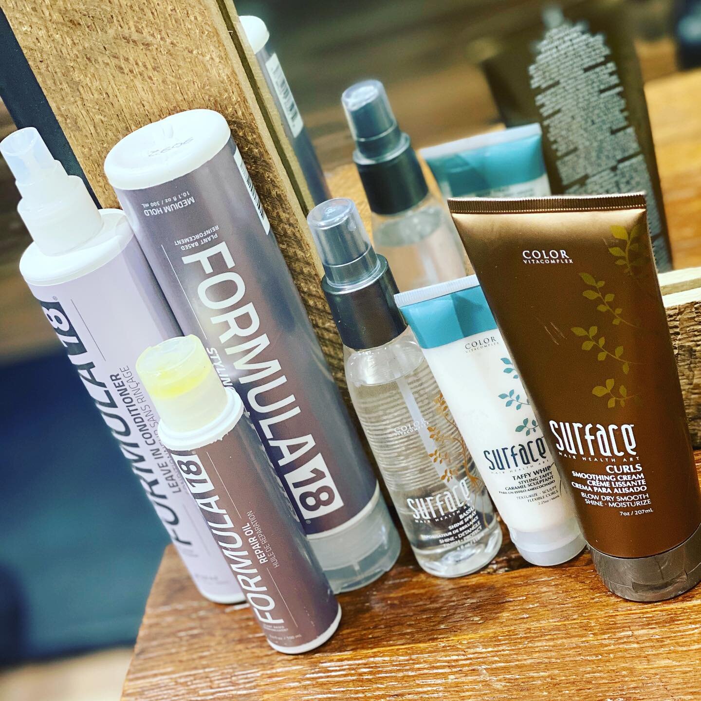 My must have products. Both are plant based and put so much love back into the hair. Everything here you can find @theboulevardhaircompany ! #f18hair #surface #stl #webstergroves #theblvdhairco