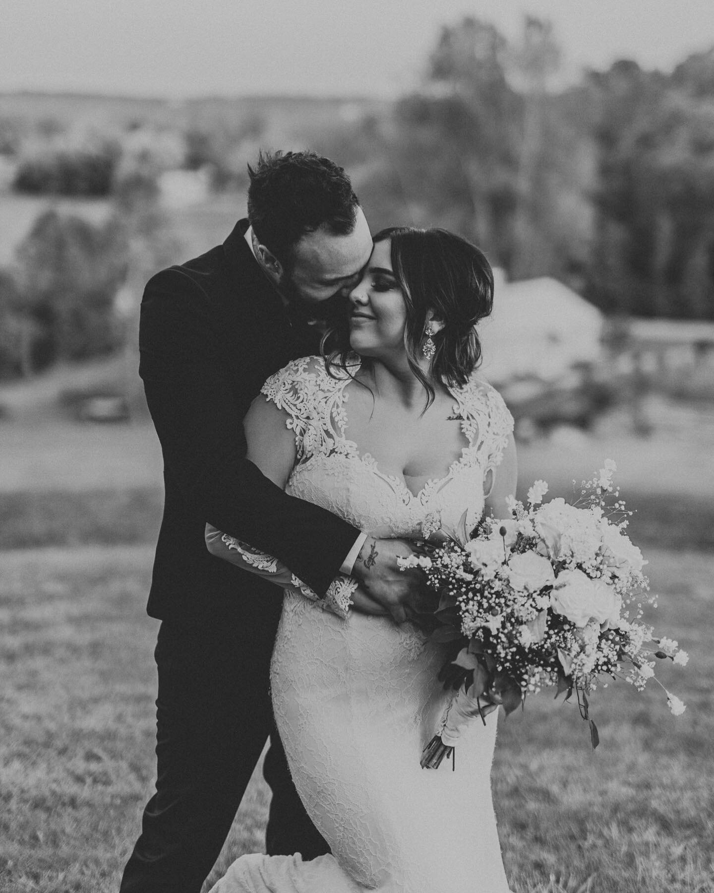 I always look back at our wedding photos and think about how lucky I am - I truly found my soulmate and best friend 🖤 I love you @drme7696 🖤