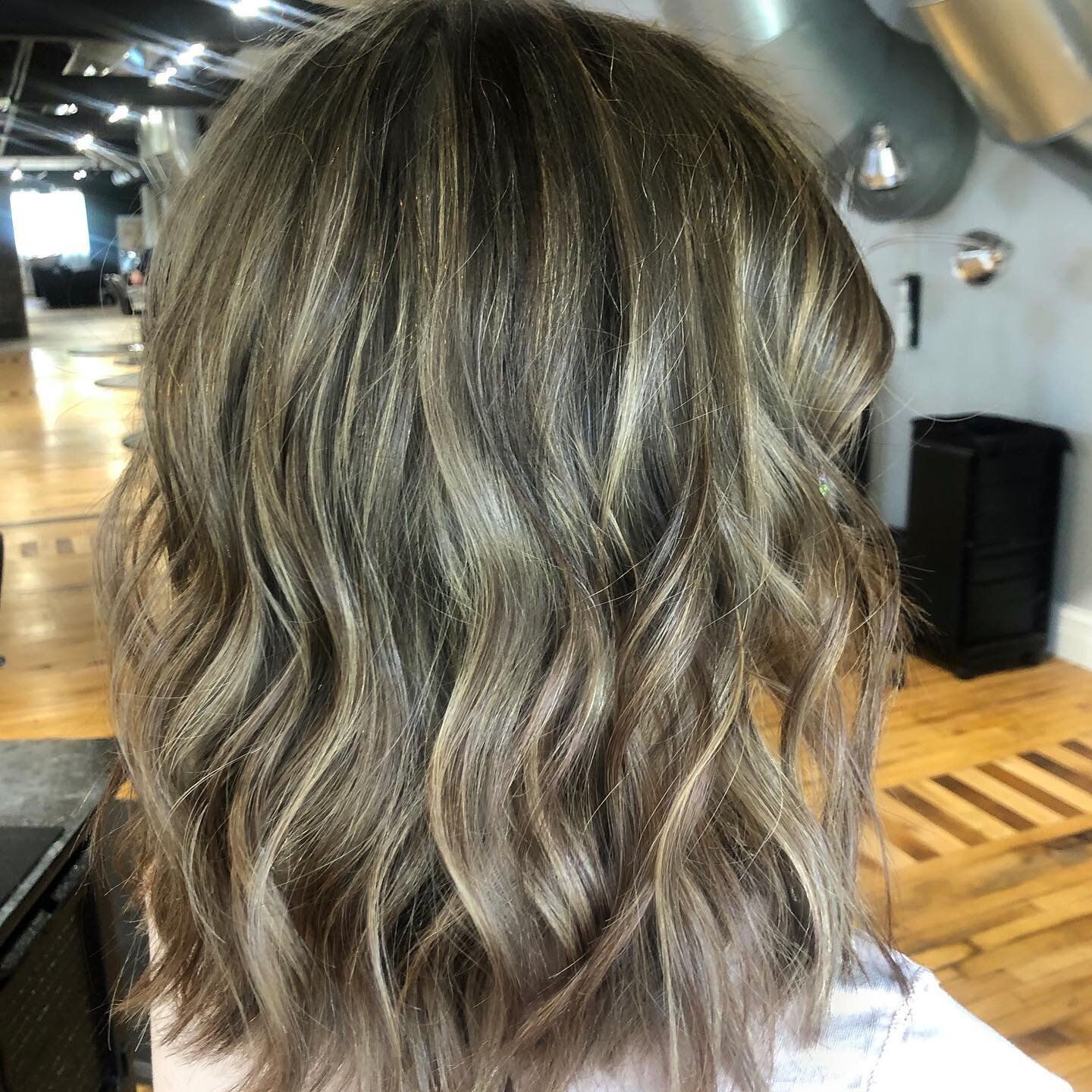 Check out this transformation!! She wanted to start transitioning into a blonde from being a brunette. This was our first attempt at a heavy foil to get her blonde and protecting her integrity. We will do another session in the future but I was reall