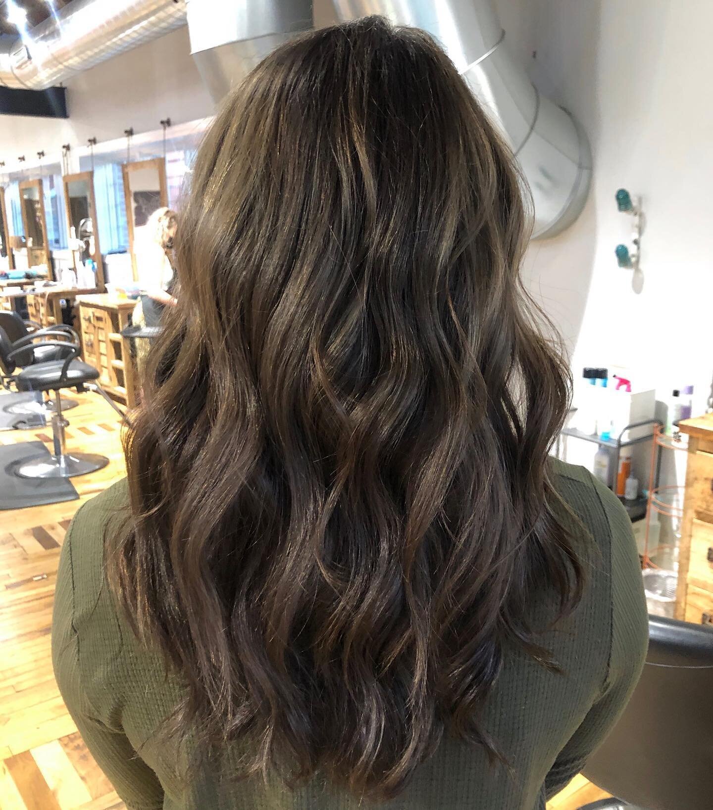 Cool, Ash, Dimensional Balayage. I loved how this look turned out and gave her some beautiful highlights without overpowering her original color. ❤