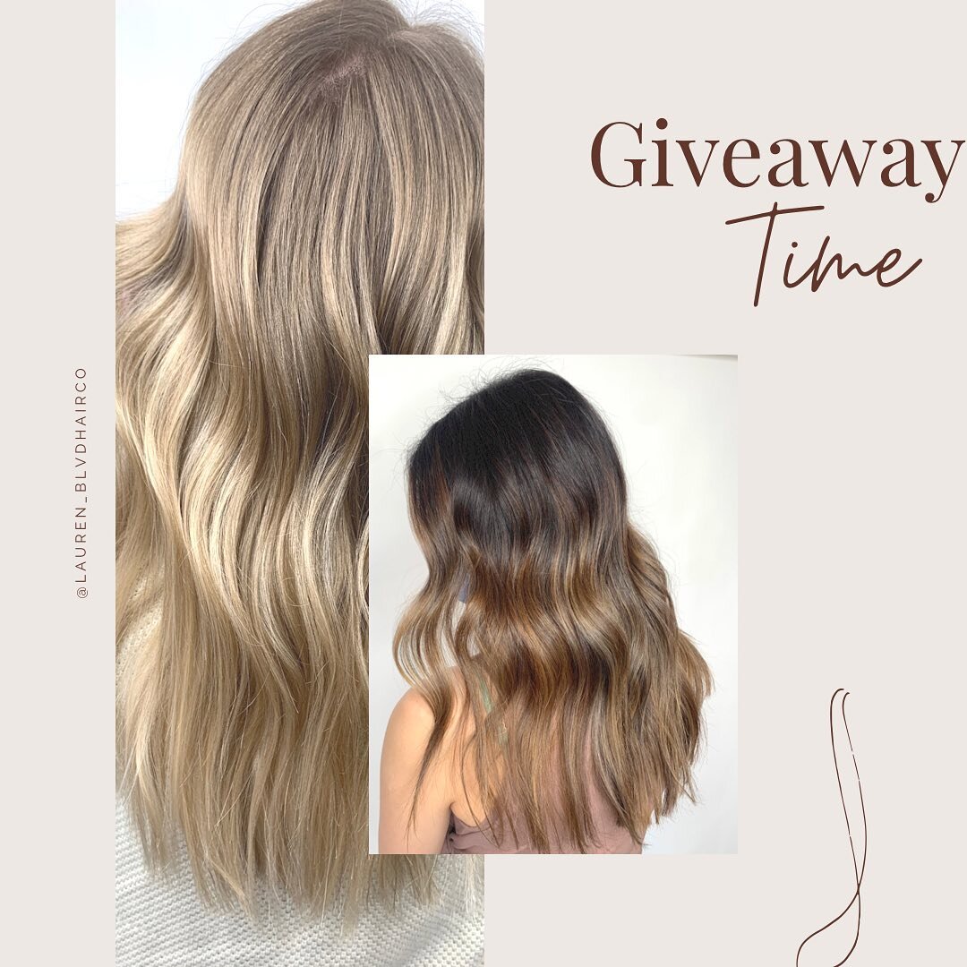 ✨ GIVEAWAY TIME ✨
.
.
I am going to be gifting a lucky winner a color and cut of their choice! 🙌🏻 
.
.
All you have to do is go and Follow/Like my hair page @lauren_blvdhairco and then comment &ldquo;SHINE&rdquo; on either post. 
.
.
I am so excite