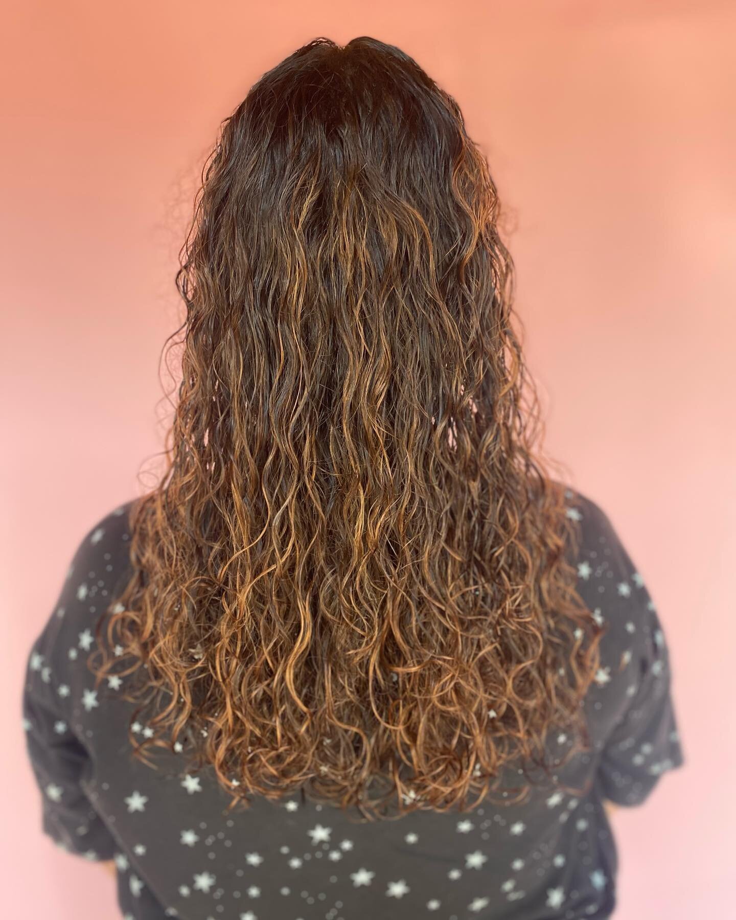 🍁🍂we brought her curls back to life and gave her some fall hair🍂🍁. @theboulevardhaircompany @styledbysilvija @coric6 
#stlcurls #fallbalayage #supportsmallbusiness #webstersalon #bringinghercurlsback.  http://Salonblvd.com/silvija-coric