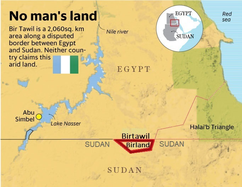 Бир тавиль. Треугольник бир-Тавиль. Бир-Тавиль на карте. Бир-Тавиль фото. Граница Египта и Судана.