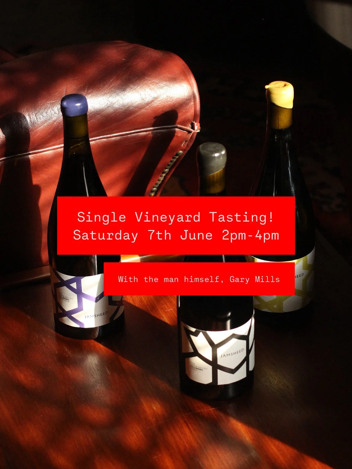 New Release Single Vineyard Tasting