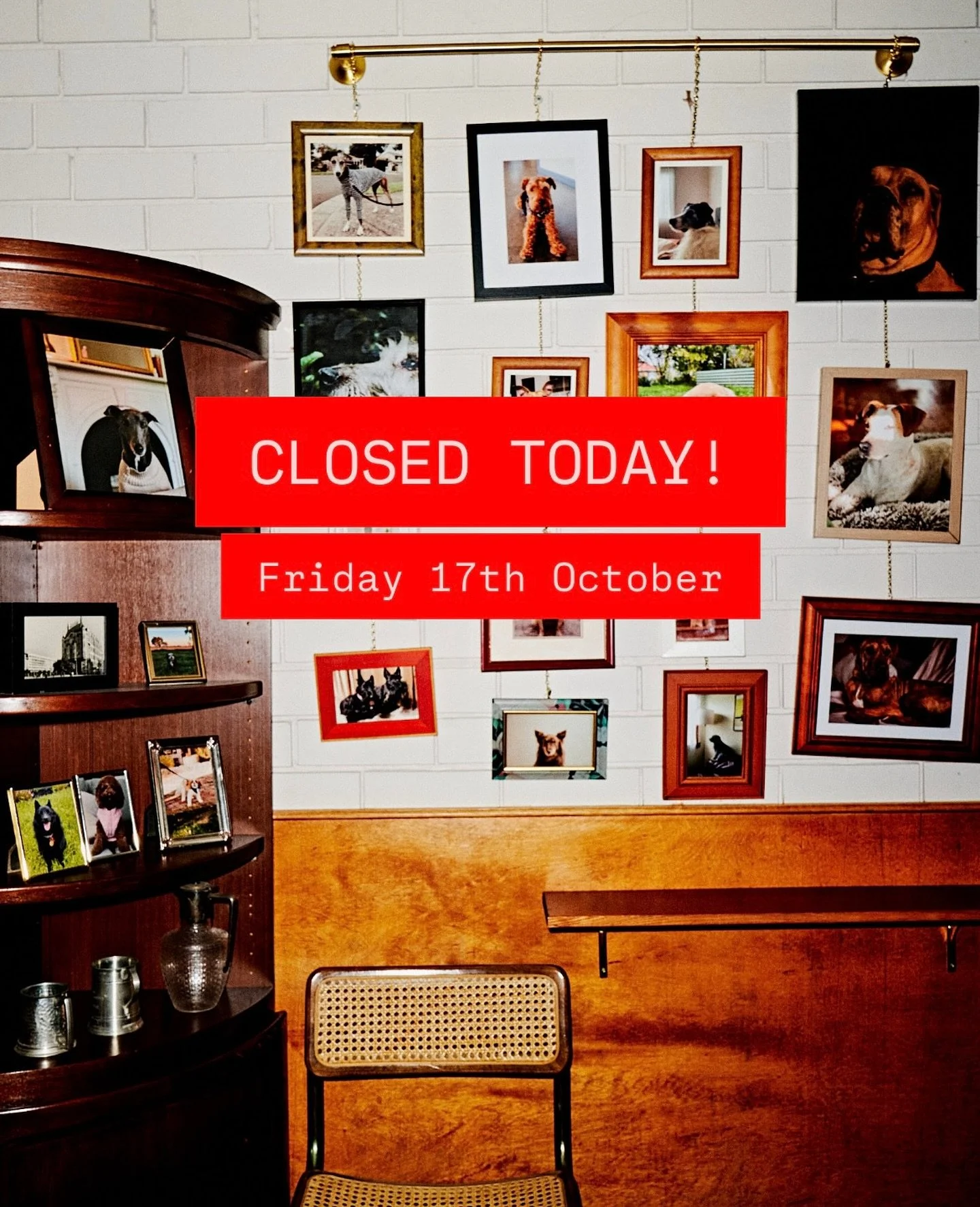 Closed today for a celebration of loooove! Back to normal tomorrow &hearts;️