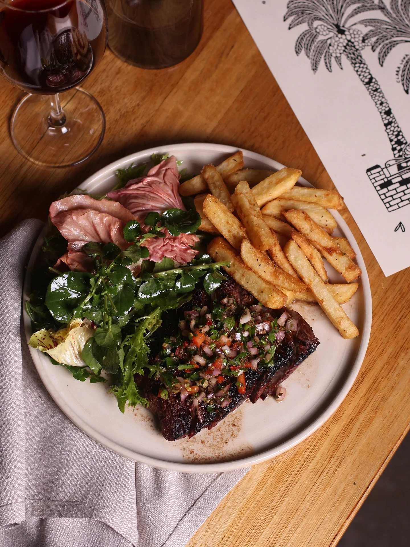 Thursday Steak night is once again upon us! PLUS HAPPY HOUR ALL NIGHT LONG! $28 flank steak with leaves and chippies, $10 wines, $8 schooners. You&rsquo;d be will not to! Bring your pals, bring your kids, bring your dogs. Get it! 🔥