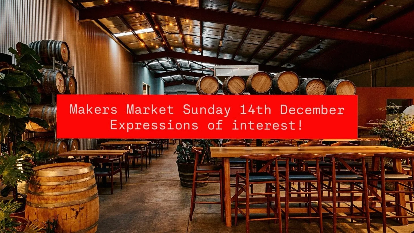 Are you a maker?! Do you want to sell some things at our makers market on Sunday 14th December?! We&rsquo;ll be hosting some incredible creatives inside our warehouse on our restaurant floor, rain hail or shine! Tables are free, all you need to do is