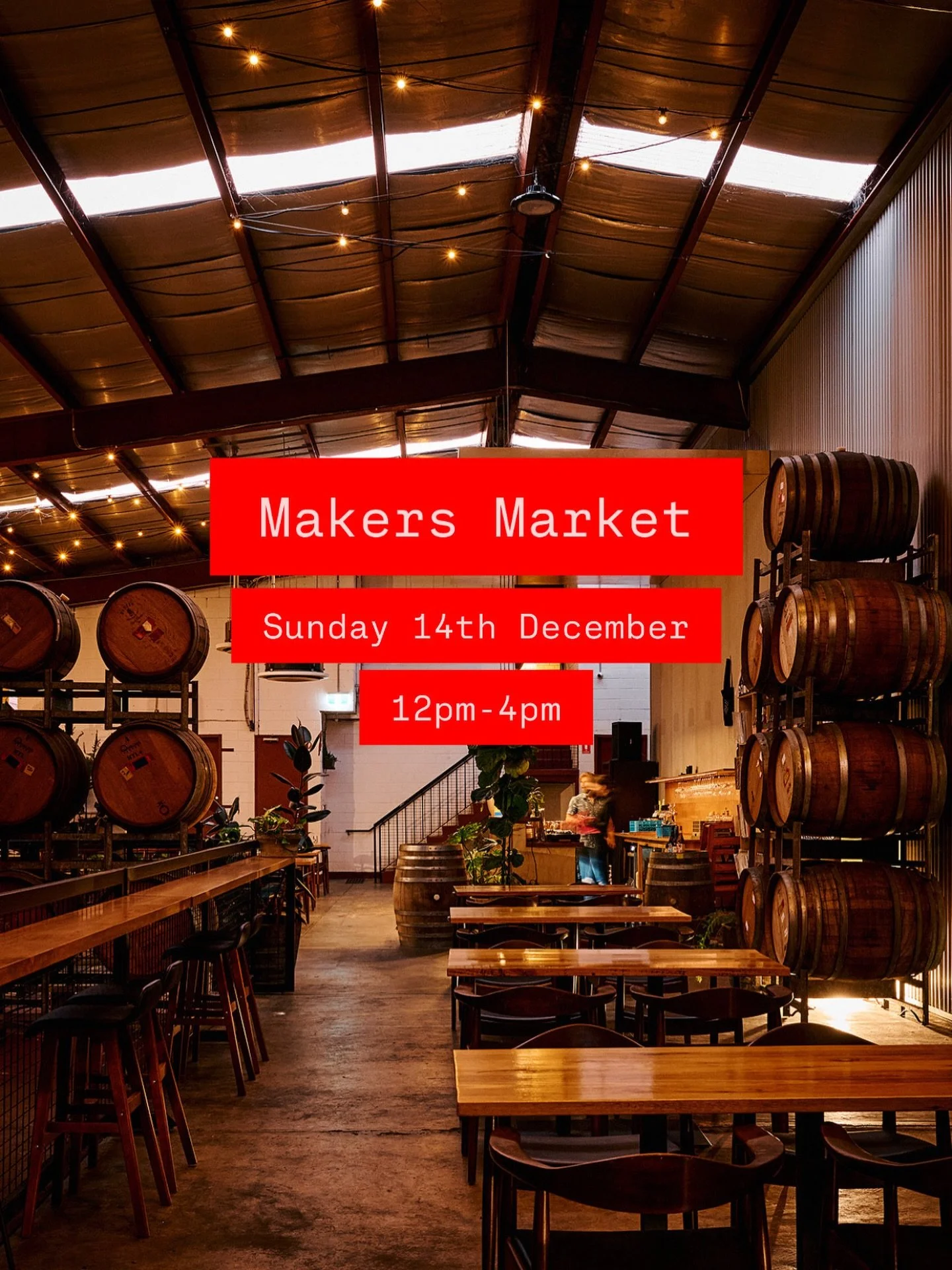 Support local independent makers this Christmas! Join us on Sunday 14th December for our first Makers Market inside Jamsheed Wines! There will be lots of excellent makers, along with yummy food and of course delish wines! And good times. 

Parking av