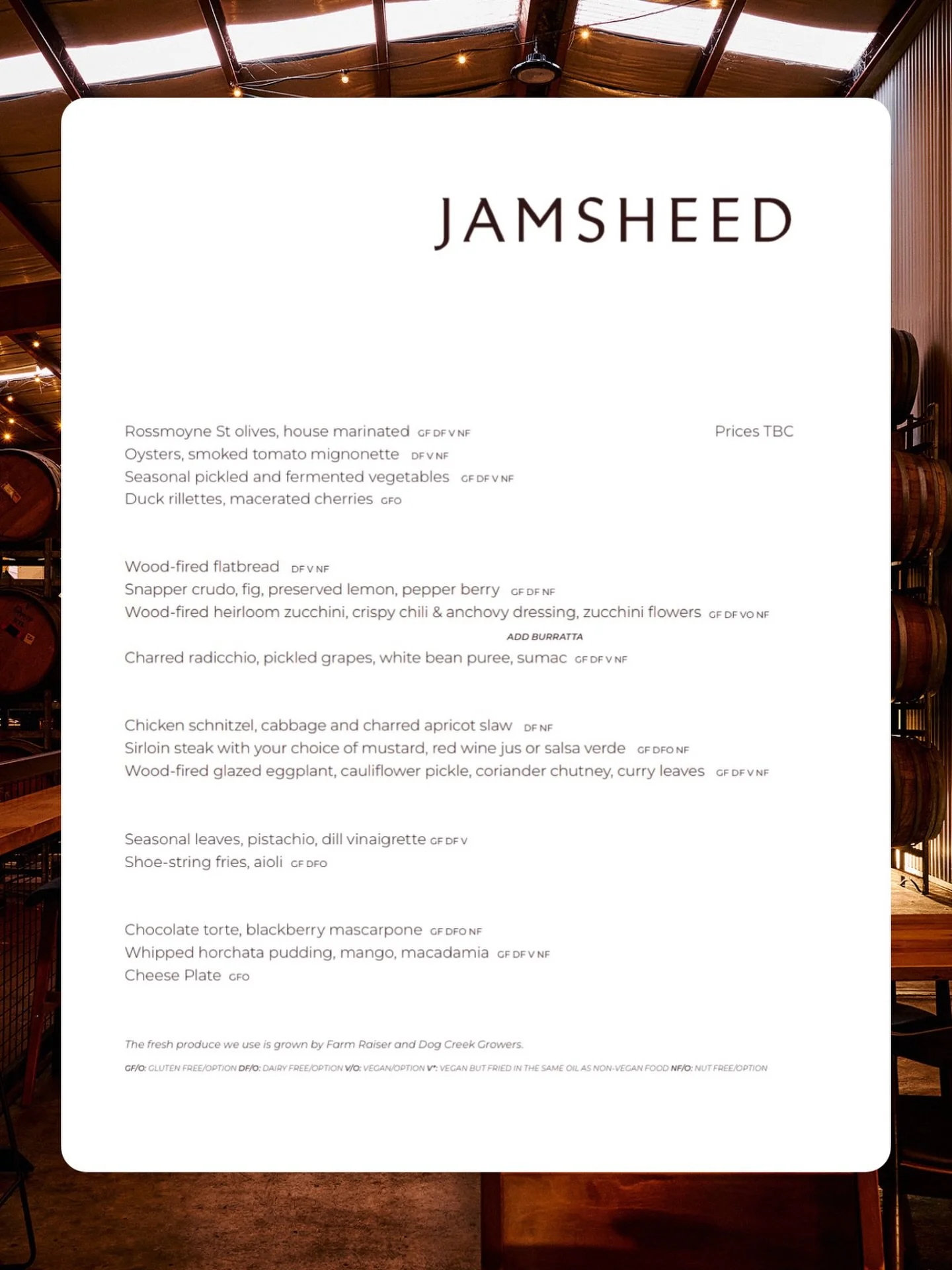 📣 NEW MENU ALERT 📣 We&rsquo;re thrilled to be welcoming our new head chef John, from Friday 2nd January, who has worked in some of Melbourne&rsquo;s greats (La Pinta, Old Palm Liquor, Bar Liberty + Capitano, just to name a few 🔥). Come one and all