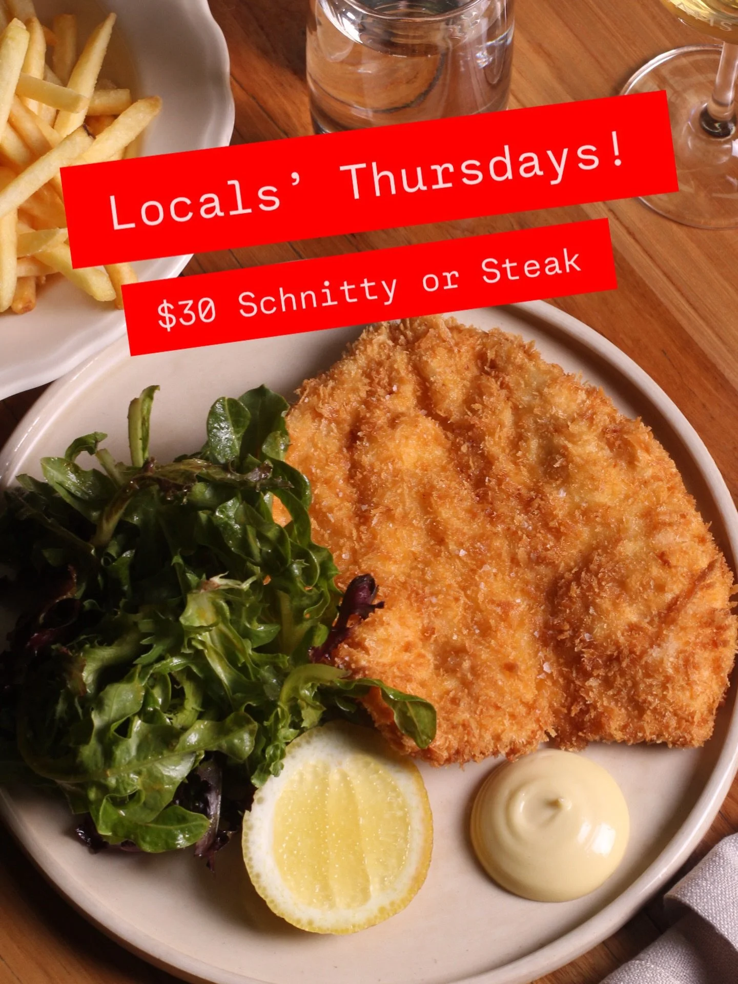 TOMORROW! Plus $10 wines and $8 schooners all night! You&rsquo;d be silly not to&hellip;