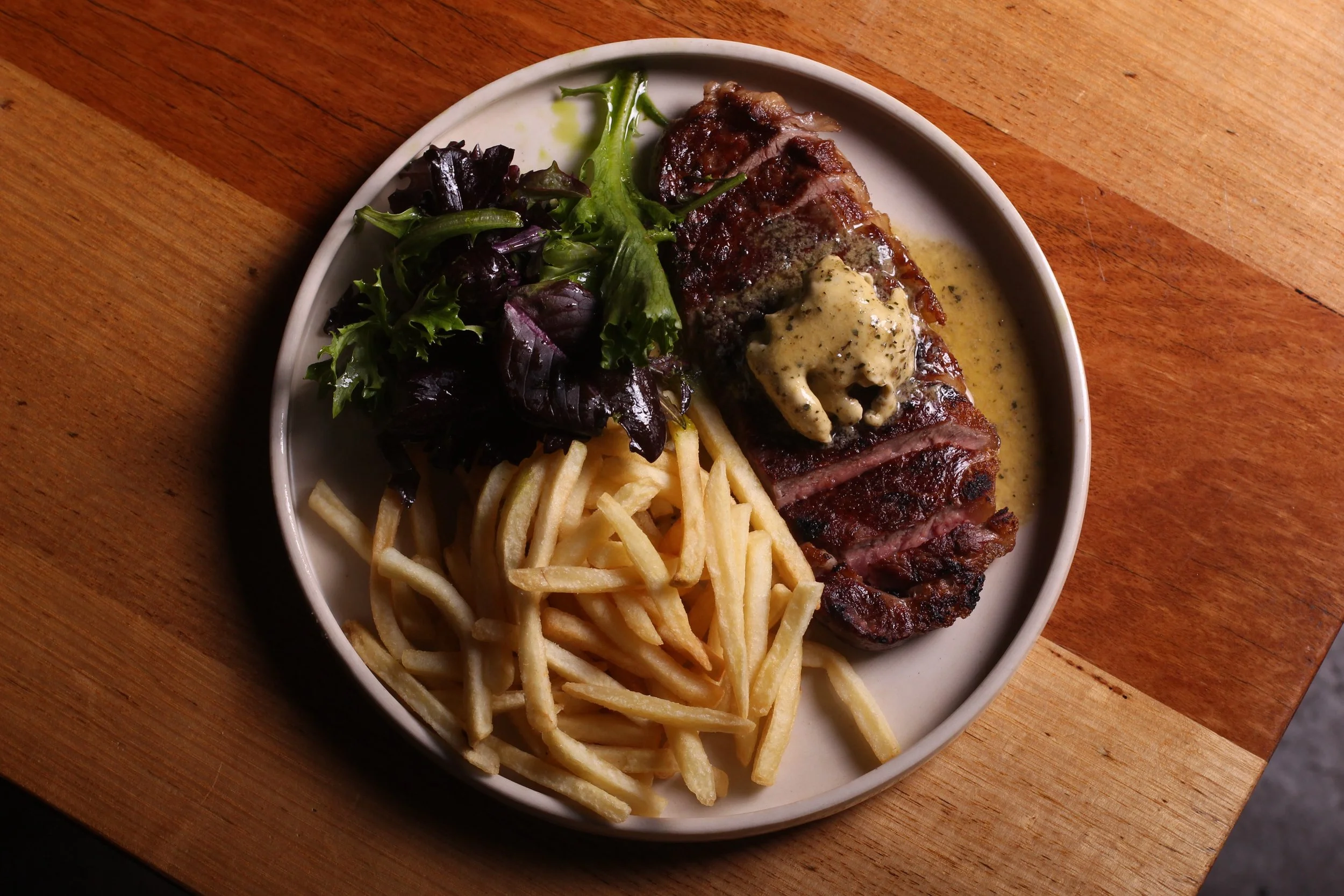 Tomorrow night. Steak. Schnitzel. Wood fired eggplant. All $30 with chips and leaves. Happy hour all night. Great times had. 

Oh. And Trivia. Now. Every. Thursday.