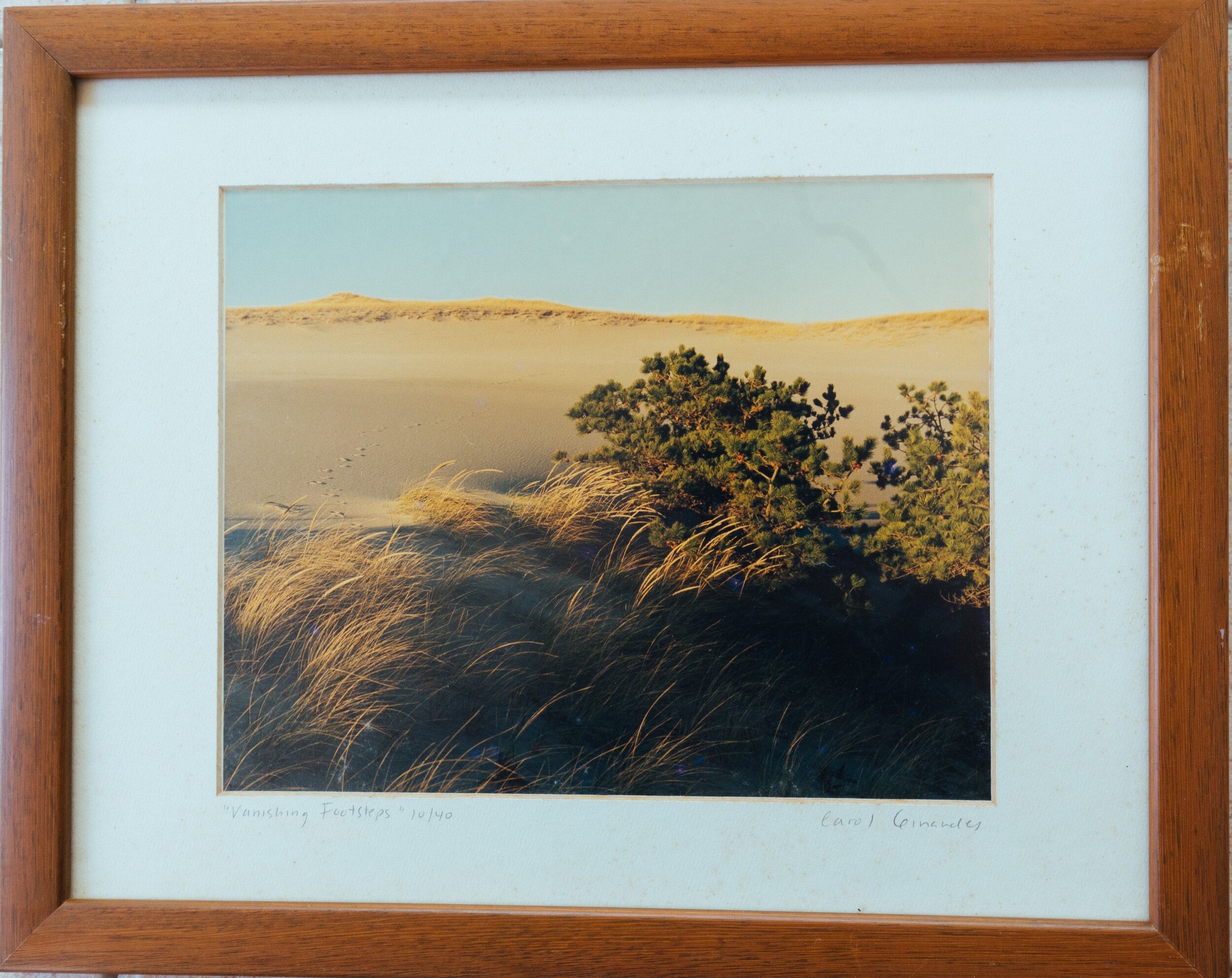 “Vanishing Footsteps” (Photographic Print) 