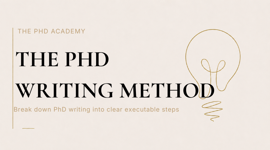 How to write your PhD