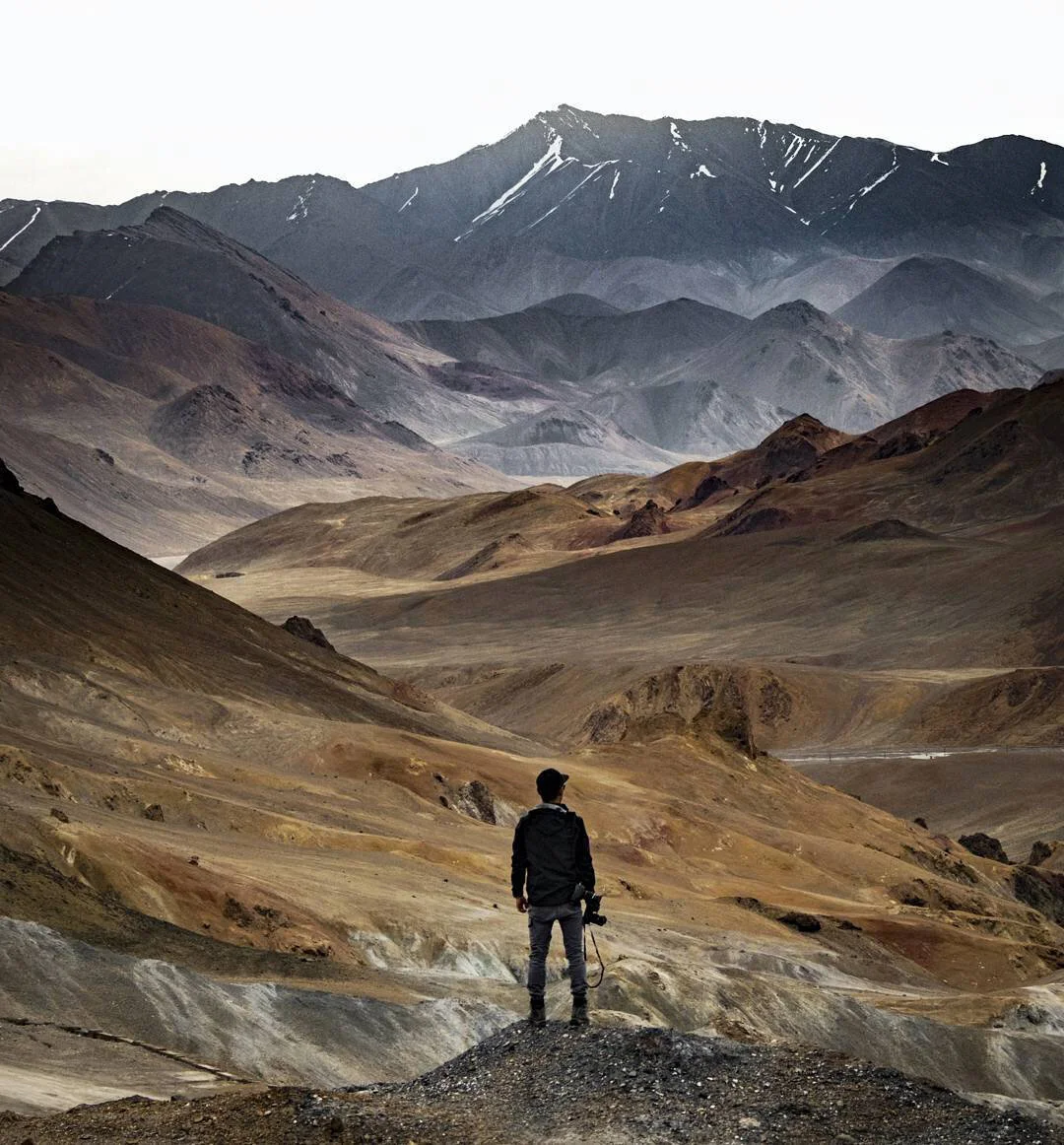 At The Top of the Highest Pass (Ak Baital Pass, Tajikistan)