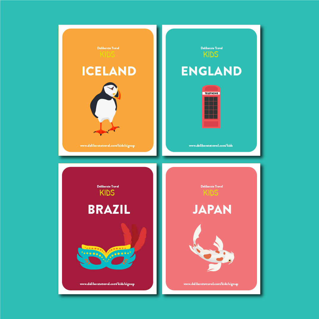 How to use Deliberate Travel Kids workbooks