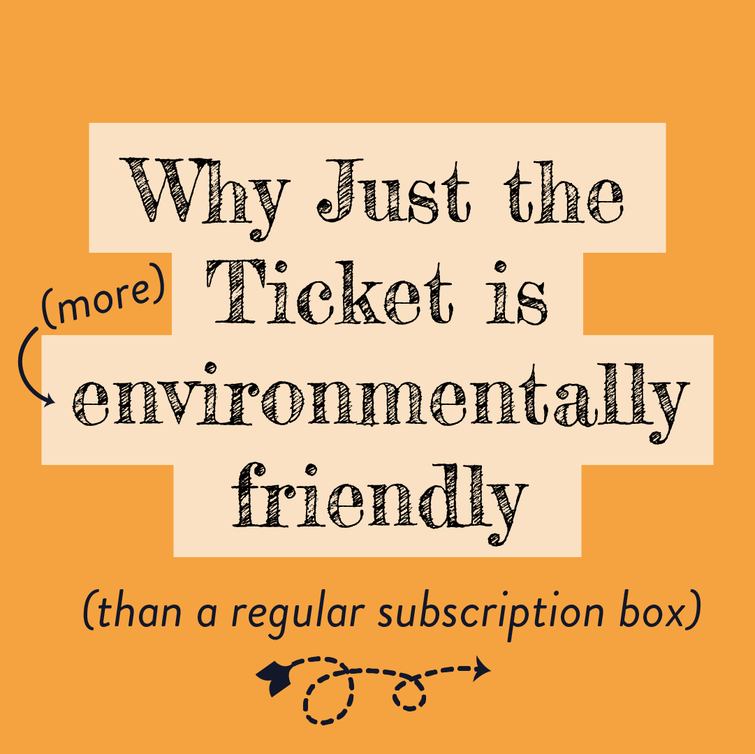 How Just the Ticket is environmentally friendly