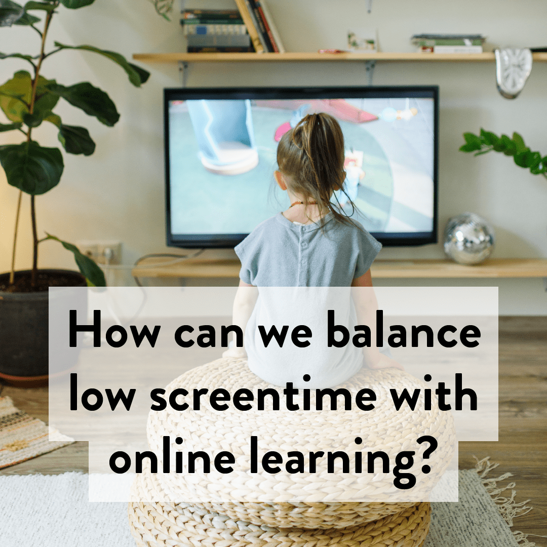 Walking the line between screentime and non-screentime