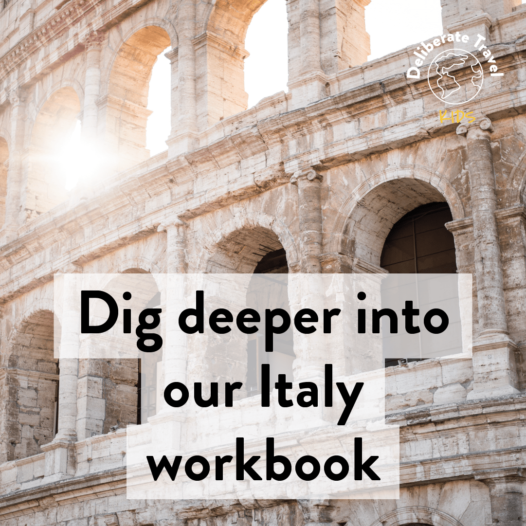 What we wanted to talk about in our Italy workbook