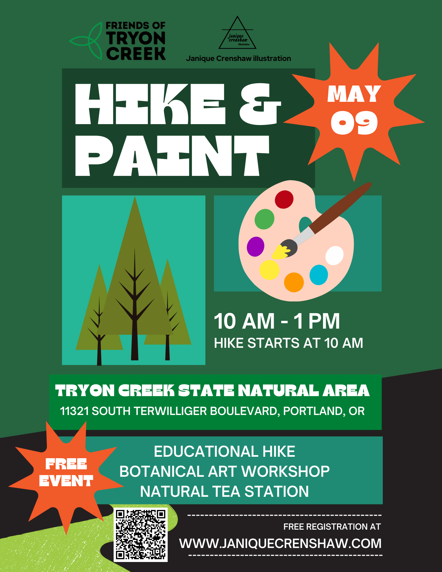 May 09 Hike & Paint at Tryon Creek State Park.png