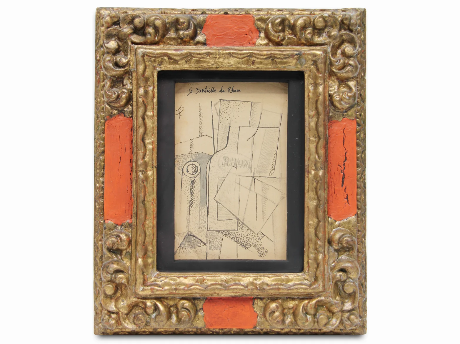 Fernand Léger La Bouteille de Rhum | 1914 | pencil on paper | 22 x 18 cm.