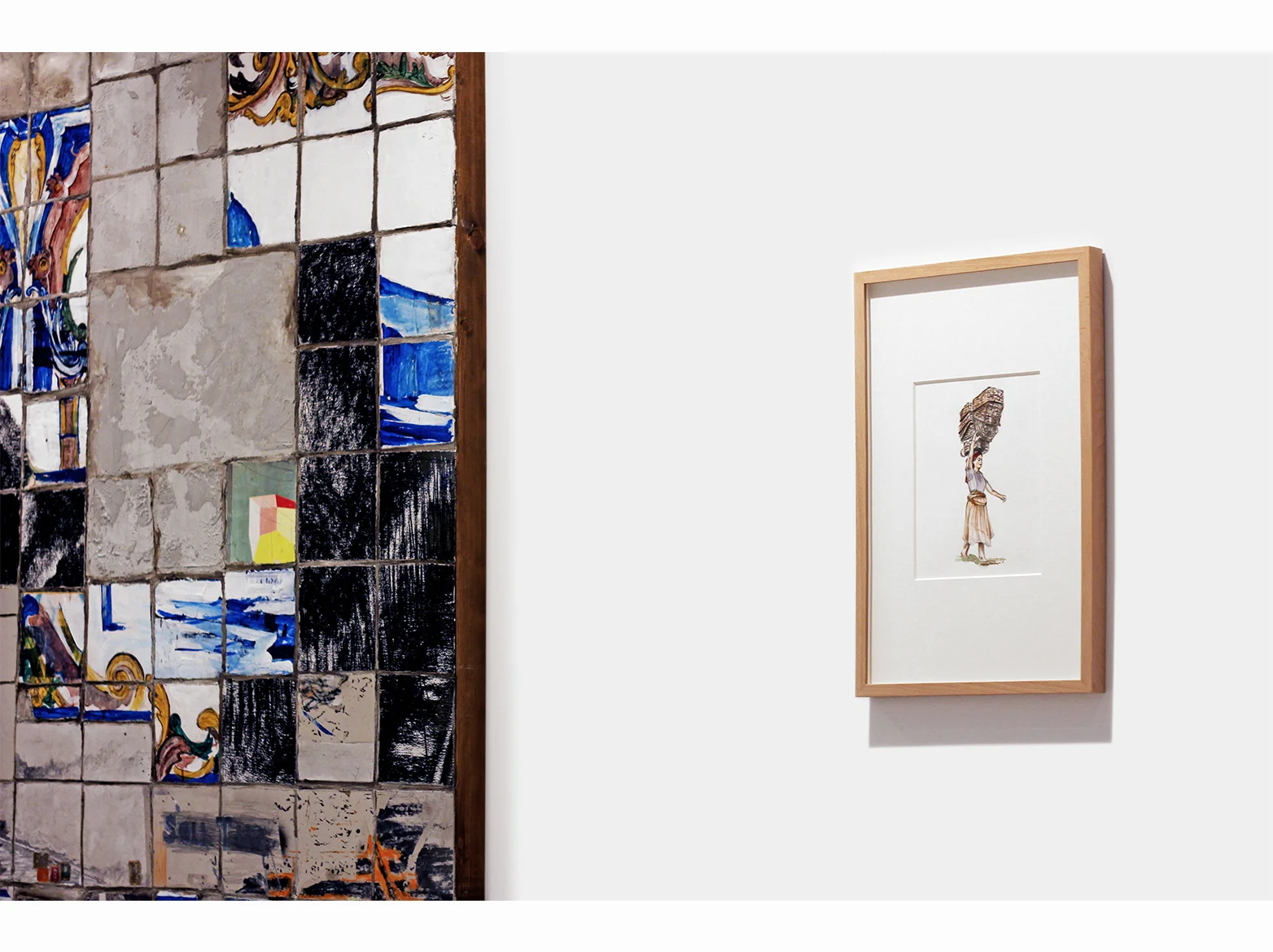Installation View Tempestade em copo d’agua. Portuguese women artists.