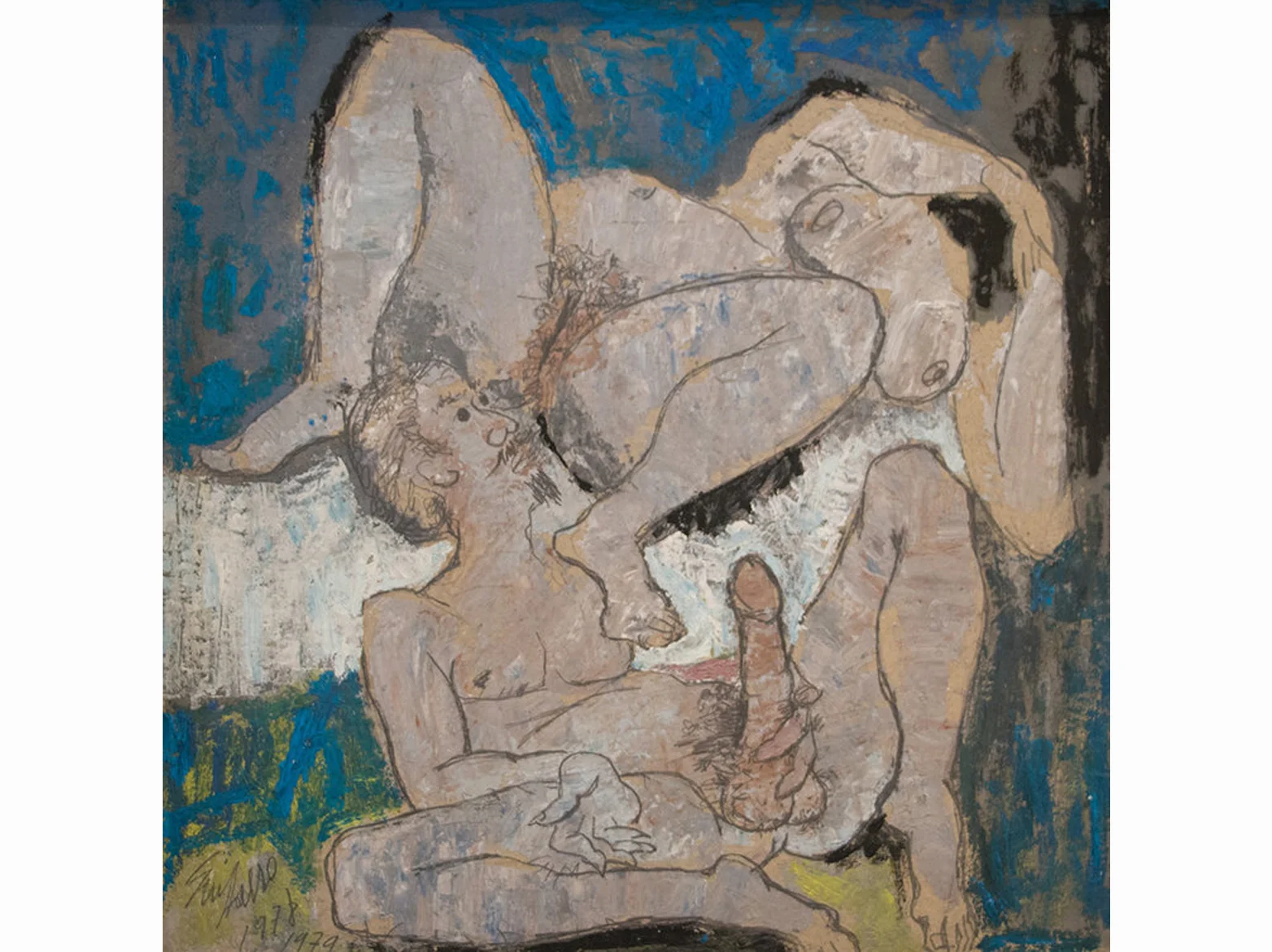 Antonio Guijarro Untitled | 1978 - 1979 | oil on cardboard | 26 x 26 cm.