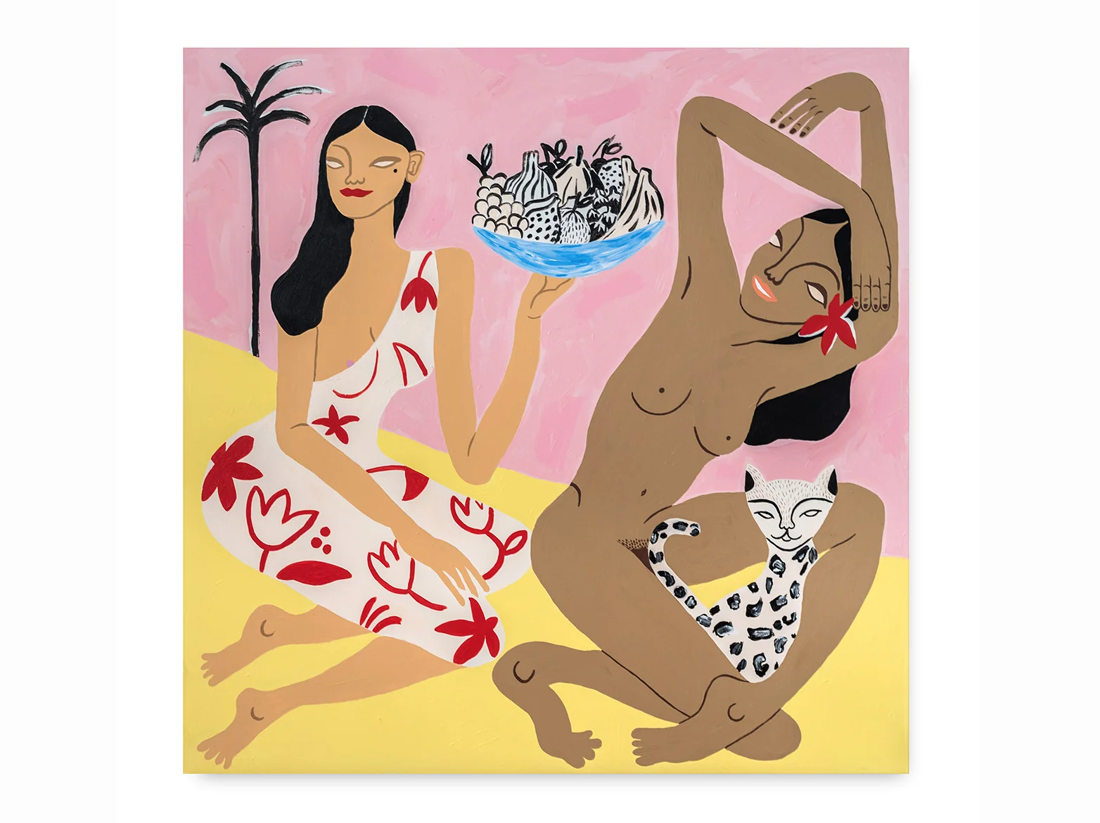 Oh Magali | 2018 | acrylic on canvas | 100 x 100 cm.