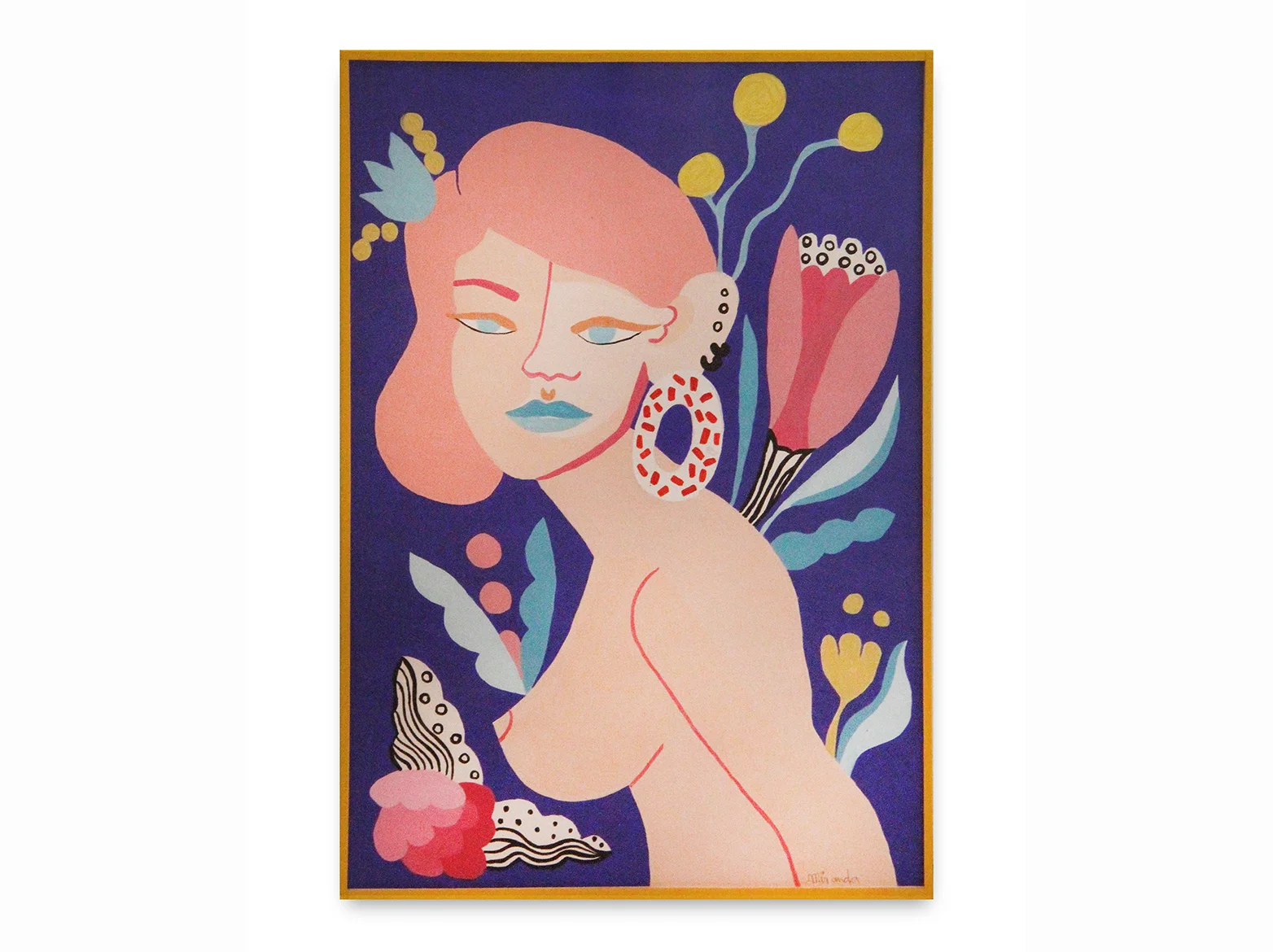 Dar Jaguar | 2018 | acrylic on paper | 42,5 x 30 cm.