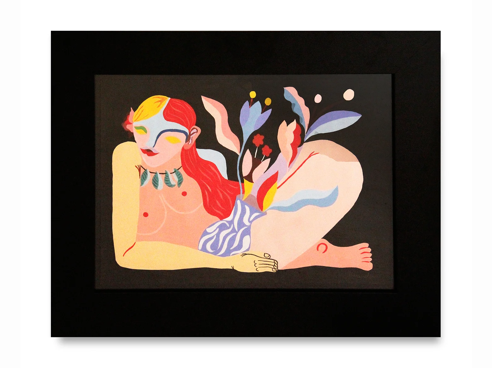Coco cherrie | 2018 | acrylic on paper | 45,5 x 57,9 cm.