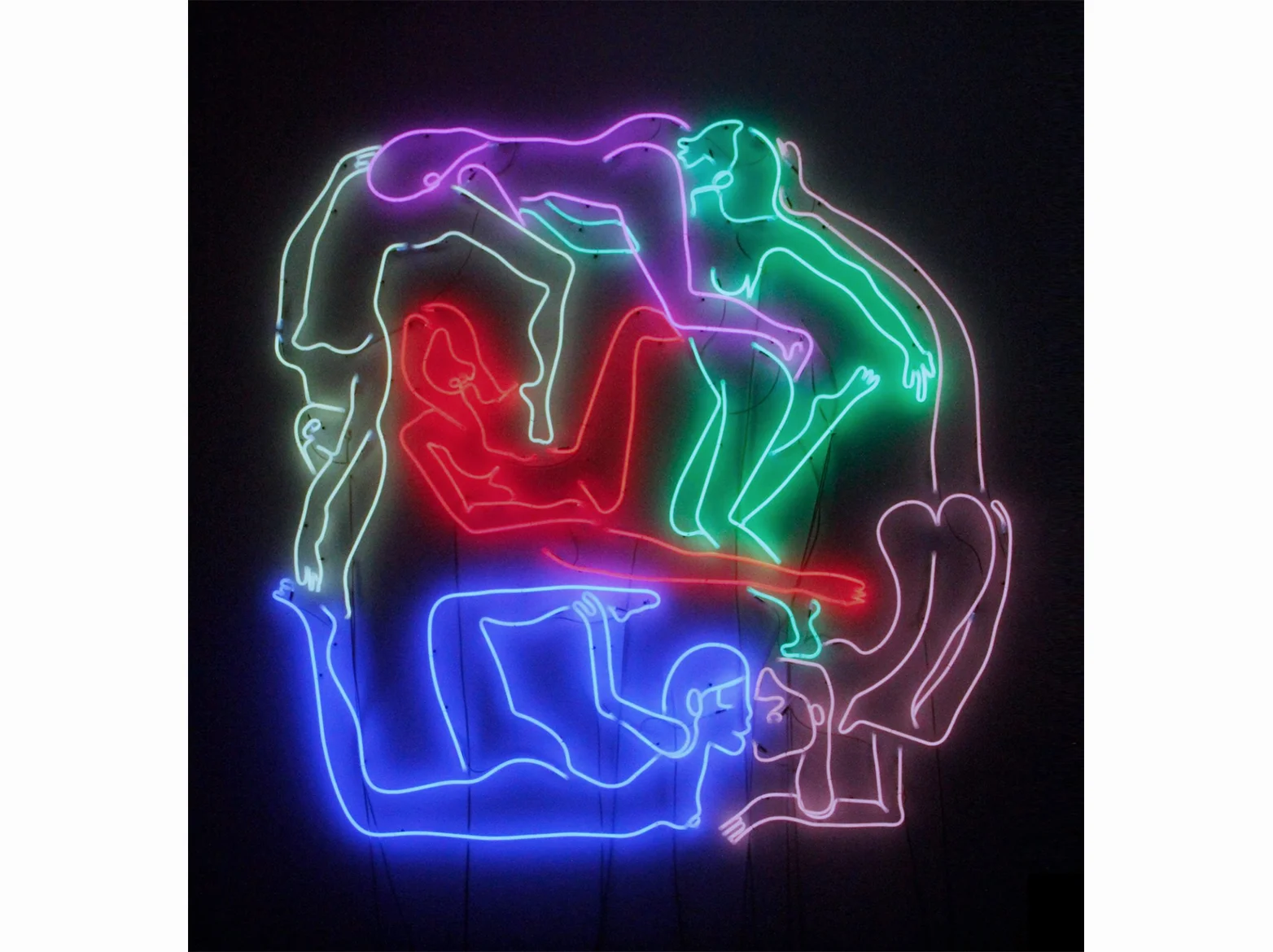 Pussy for breakfast | 2018 | neon | 200 x 200 cm.