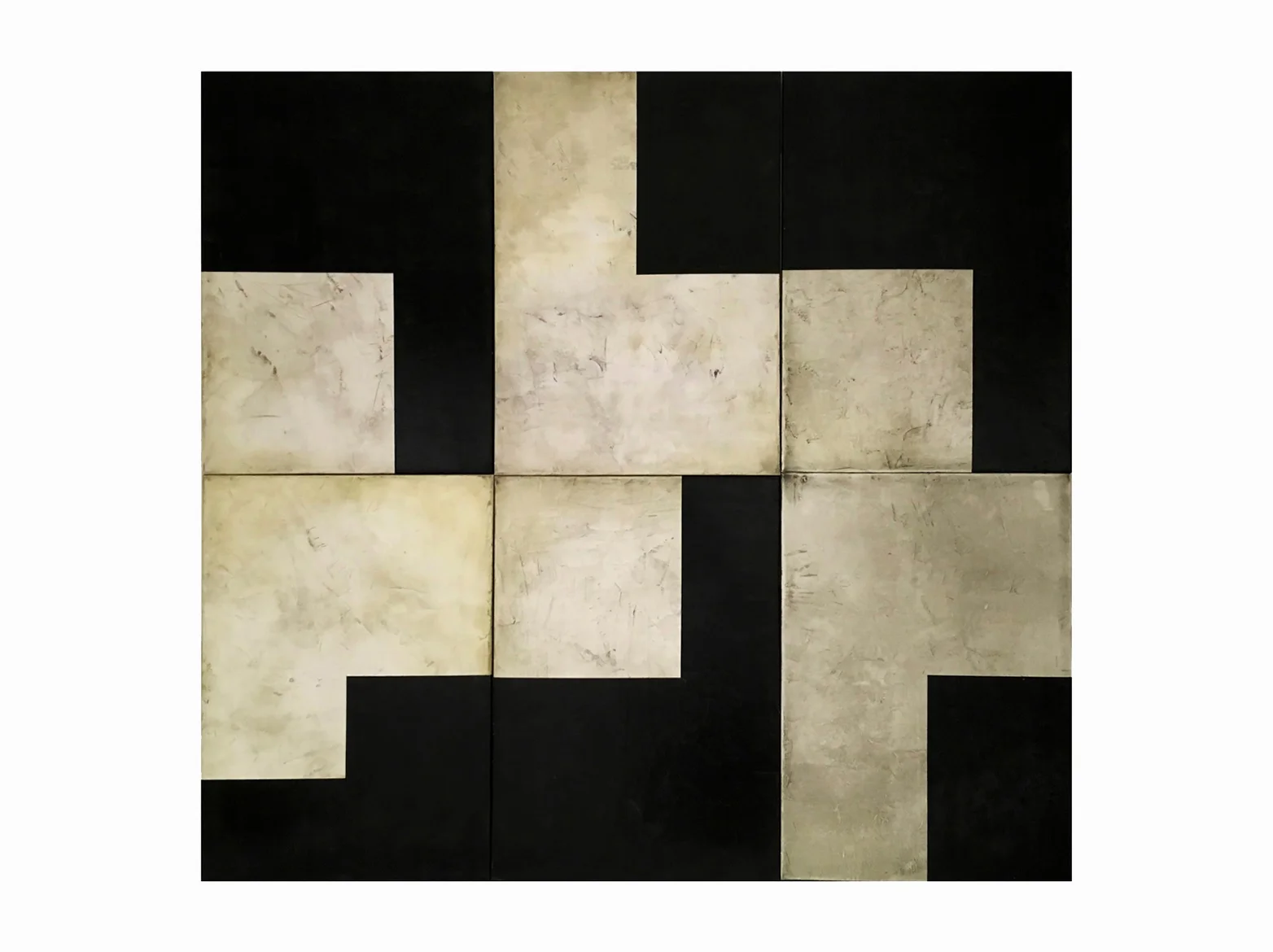 KamoSutra | 2014 | políptico de 6 piezas | acrílico sobre lienzo | 200 x 210 cm.