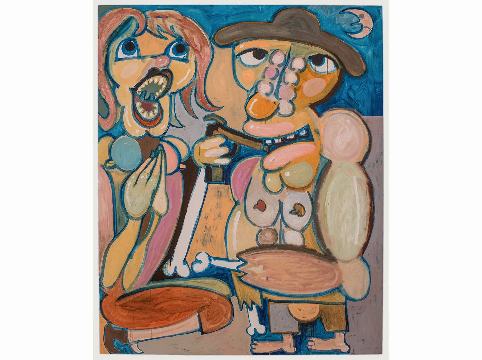 Brian Kokoska Homi Suicide (Don't Do It) | 2018 | óleo sobre lienzo | 184 x 147 cm.