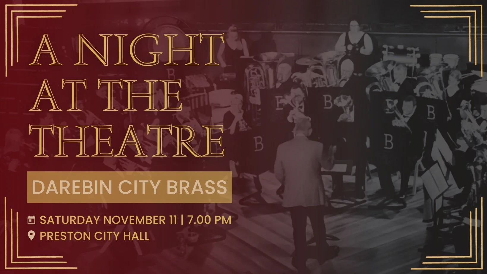 A Night at the Theatre with Darebin City Brass