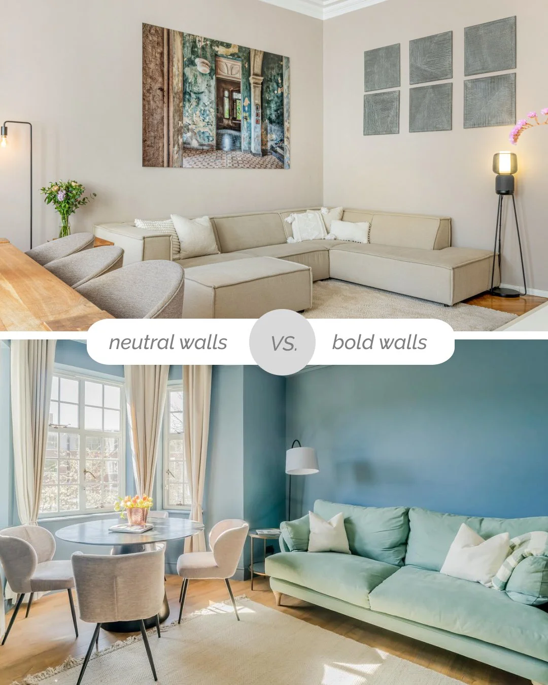 What&acute;s more like your vibe? 

Visit our website and book your home makeover: www.akivaprojects.com

#LivingRoomDesign #walls #ProfessionalInteriorDesigners #HomeRestyle #AkivaProjects #InteriorDesign #houzzwinners2025 #houzzwinners