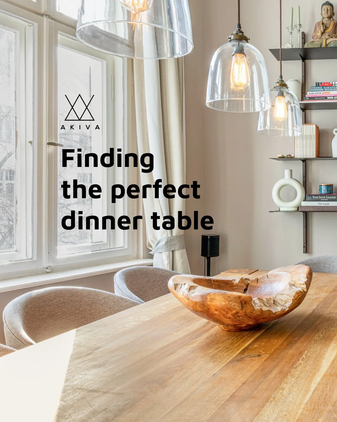The secret to the perfect dinner table? ✨ It&rsquo;s not just size or style.

Here&rsquo;s what designers really look at:
🍷 Negative space &ndash; The shape of your table changes how your room flows. Round for openness, rectangular for order.
🍽️ Co