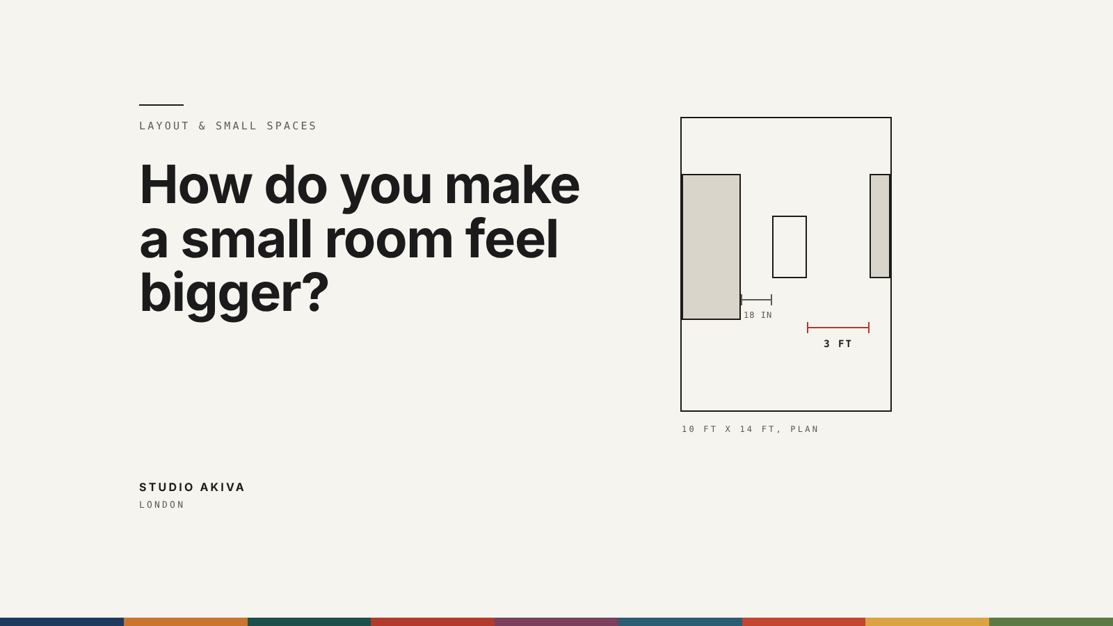 How Do You Make a Small Room Feel Bigger Without Building Work?