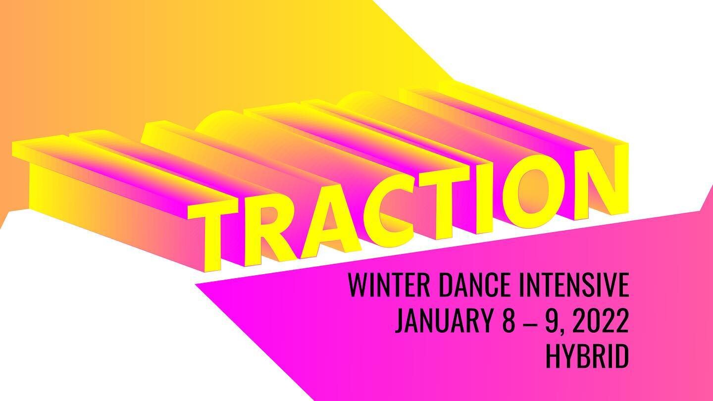 Up next in January 2022:
Winter Traction 

Start the new year for YOU ✨.

January 8th
-Class and Creative Conversation with Peter, Michele, and our Company Dancers

-Pilates Restore and Rebalance with Sarah Zielinski 

January 9th
-Educator Track &am